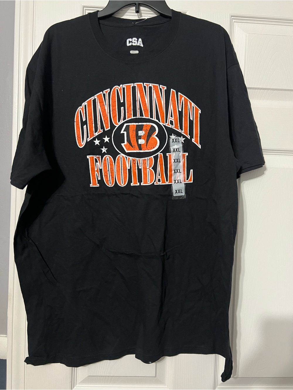 Cincinnati Football Graphic Tee - Black & Orange -